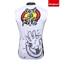 Load image into Gallery viewer, Thriller Rider Sports Bicycle Clothing Mens Cycling Vests Windproof Sleeveless(Give Me Five)
