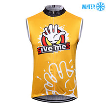 Load image into Gallery viewer, Thriller Rider Sports Bicycle Clothing Mens Cycling Vests Winter Sleeveless(Give Me Five)
