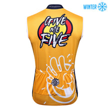 Load image into Gallery viewer, Thriller Rider Sports Bicycle Clothing Mens Cycling Vests Winter Sleeveless(Give Me Five)
