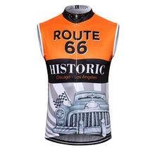 Load image into Gallery viewer, Thriller Rider Sports Bicycle Clothing Mens Cycling Vests Sleeveless(Route 66)
