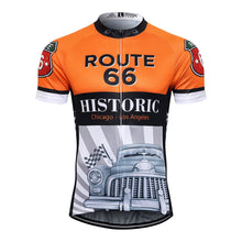 Load image into Gallery viewer, Thriller Rider Sports Bicycle Clothing Mens Cycling Jersey Short Sleeve(Route 66)
