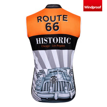 Load image into Gallery viewer, Thriller Rider Sports Bicycle Clothing Mens Cycling Vests Windproof Sleeveless(Route 66)
