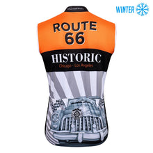 Load image into Gallery viewer, Thriller Rider Sports Bicycle Clothing Mens Cycling Vests Winter Sleeveless(Route 66)
