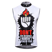 Load image into Gallery viewer, Thriller Rider Sports Bicycle Clothing Mens Cycling Vests Sleeveless(Don&#39;t Give Me Advice)
