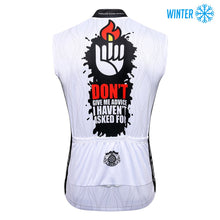 Load image into Gallery viewer, Thriller Rider Sports Bicycle Clothing Mens Cycling Vests Winter Sleeveless(Don&#39;t Give Me Advice)
