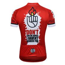 Load image into Gallery viewer, Thriller Rider Sports Bicycle Clothing Mens Cycling Jersey Short Sleeve(Don&#39;t Give Me Advice)
