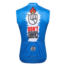 Load image into Gallery viewer, Thriller Rider Sports Bicycle Clothing Mens Cycling Vests Sleeveless(Don&#39;t Give Me Advice)
