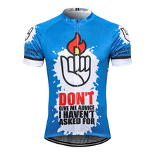 Load image into Gallery viewer, Thriller Rider Sports Bicycle Clothing Mens Cycling Jersey Short Sleeve(Don&#39;t Give Me Advice)
