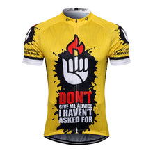 Load image into Gallery viewer, Thriller Rider Sports Bicycle Clothing Mens Cycling Jersey Short Sleeve(Don&#39;t Give Me Advice)
