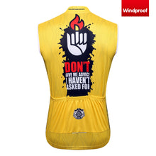 Load image into Gallery viewer, Thriller Rider Sports Bicycle Clothing Mens Cycling Vests Windproof Sleeveless(Don&#39;t Give Me Advice)
