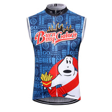 Load image into Gallery viewer, Thriller Rider Sports Bicycle Clothing Mens Cycling Vests Sleeveless(Burn My Calorie)
