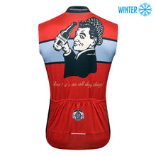 Load image into Gallery viewer, Thriller Rider Sports Bicycle Clothing Mens Cycling Vests Winter Sleeveless(Cheers for Being)
