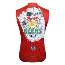 Load image into Gallery viewer, Thriller Rider Sports Bicycle Clothing Mens Cycling Vests Sleeveless(Cheers &amp; Beers)
