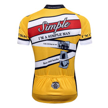 Load image into Gallery viewer, Thriller Rider Sports Bicycle Clothing Mens Cycling Jersey Short Sleeve(I&#39;m Simple Man)
