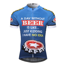 Load image into Gallery viewer, Thriller Rider Sports Bicycle Clothing Mens Cycling Jersey Short Sleeve(Beer Cap)
