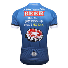 Load image into Gallery viewer, Thriller Rider Sports Bicycle Clothing Mens Cycling Jersey Short Sleeve(Beer Cap)
