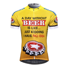 Load image into Gallery viewer, Thriller Rider Sports Bicycle Clothing Mens Cycling Jersey Short Sleeve(Beer Cap)
