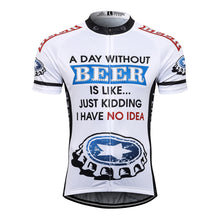 Load image into Gallery viewer, Thriller Rider Sports Bicycle Clothing Mens Cycling Jersey Short Sleeve(Beer Cap)
