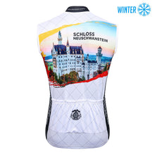 Load image into Gallery viewer, Thriller Rider Sports Bicycle Clothing Mens Cycling Vests Winter Sleeveless(Schoss Neuschwanstein)
