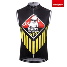 Load image into Gallery viewer, Thriller Rider Sports Bicycle Clothing Mens Cycling Vests Windproof Sleeveless(Baby on Board)
