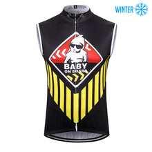 Load image into Gallery viewer, Thriller Rider Sports Bicycle Clothing Mens Cycling Vests Winter Sleeveless(Baby on Board)
