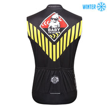 Load image into Gallery viewer, Thriller Rider Sports Bicycle Clothing Mens Cycling Vests Winter Sleeveless(Baby on Board)
