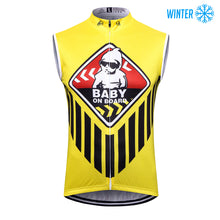 Load image into Gallery viewer, Thriller Rider Sports Bicycle Clothing Mens Cycling Vests Winter Sleeveless(Baby on Board)
