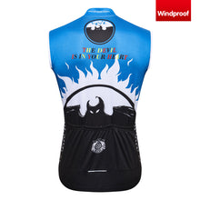 Load image into Gallery viewer, Thriller Rider Sports Bicycle Clothing Mens Cycling Vests Windproof Sleeveless(The Devil is in Your Heart)
