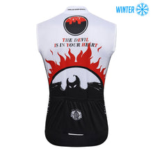 Load image into Gallery viewer, Thriller Rider Sports Bicycle Clothing Mens Cycling Vests Winter Sleeveless(The Devil is in Your Heart)
