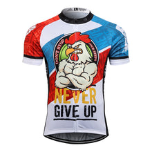 Load image into Gallery viewer, Thriller Rider Sports Bicycle Clothing Mens Cycling Jersey Short Sleeve(Never Give Up)
