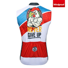 Load image into Gallery viewer, Thriller Rider Sports Bicycle Clothing Mens Cycling Vests Windproof Sleeveless(Never Give Up)
