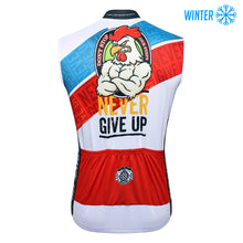 Load image into Gallery viewer, Thriller Rider Sports Bicycle Clothing Mens Cycling Vests Winter Sleeveless(Never Give Up)
