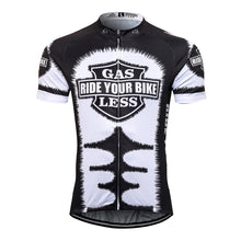 Load image into Gallery viewer, Thriller Rider Sports Bicycle Clothing Mens Cycling Jersey Short Sleeve(Gas Sucks Ride a Bike)
