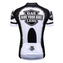 Load image into Gallery viewer, Thriller Rider Sports Bicycle Clothing Mens Cycling Jersey Short Sleeve(Gas Sucks Ride a Bike)
