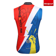 Load image into Gallery viewer, Thriller Rider Sports Bicycle Clothing Mens Cycling Vests Windproof Sleeveless(We Can&#39;t Breathe)
