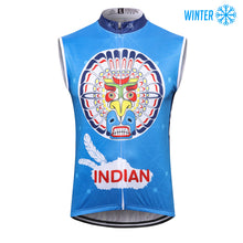 Load image into Gallery viewer, Thriller Rider Sports Bicycle Clothing Mens Cycling Vests Winter Sleeveless(Indian)
