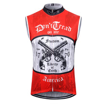 Load image into Gallery viewer, Thriller Rider Sports Bicycle Clothing Mens Cycling Vests Sleeveless(Don&#39;t Cread on Me)
