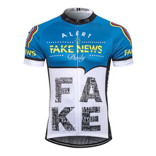 Load image into Gallery viewer, Thriller Rider Sports Bicycle Clothing Mens Cycling Jersey Short Sleeve(Fake News)
